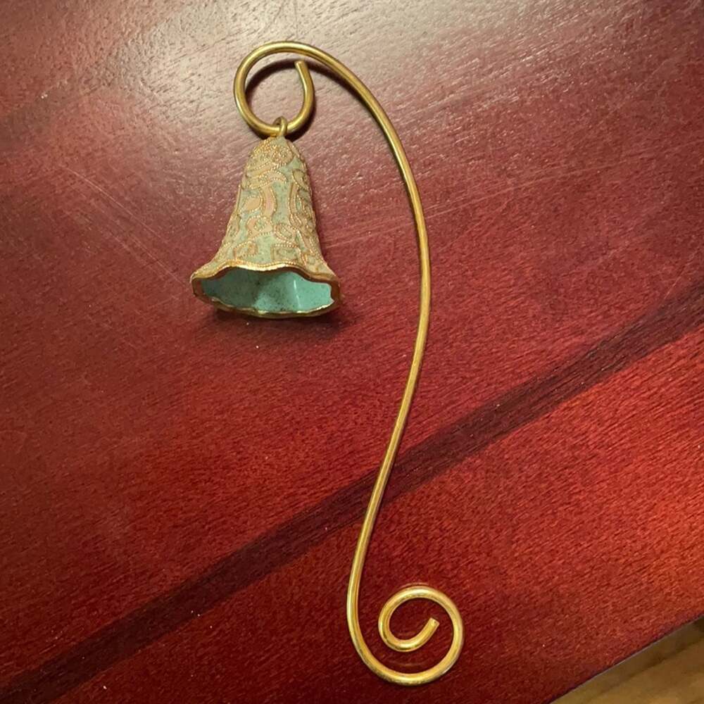 Vintage Mini blue bell ornament decor